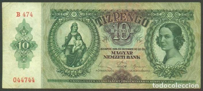 Billetes extranjeros: HUNGRIA. 10 pengo 1936. Pick 100.