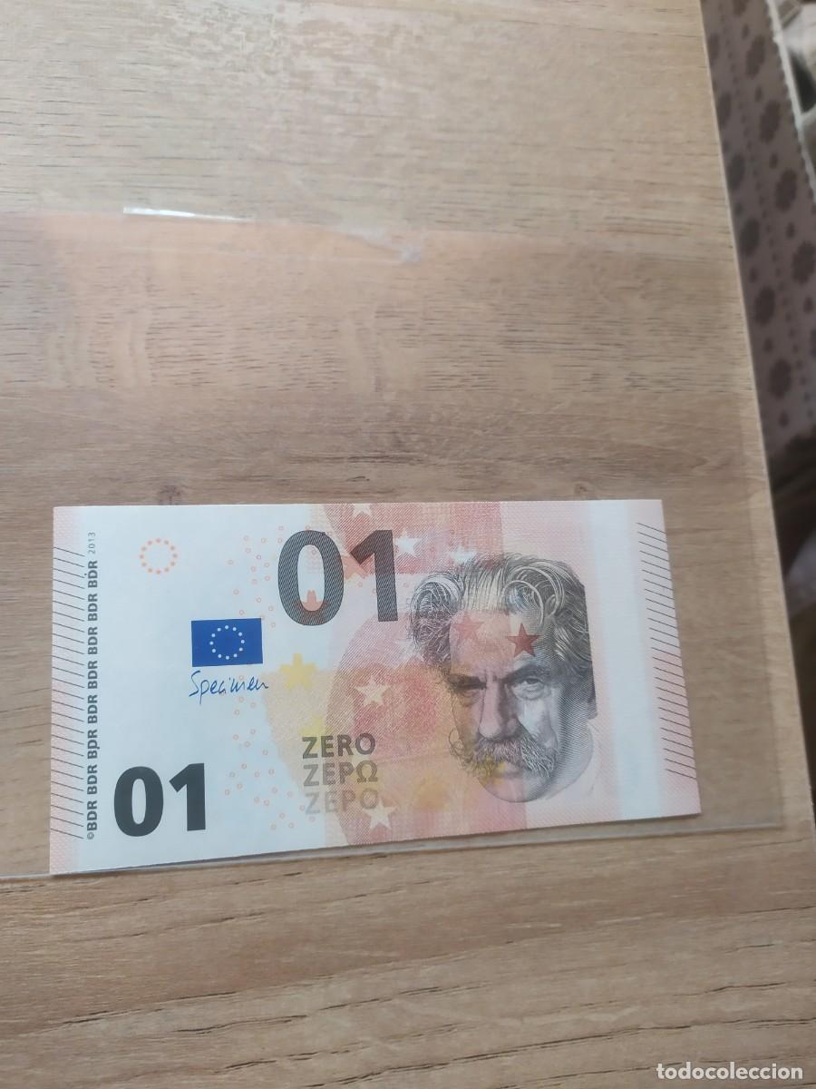 Billetes extranjeros: EURO TEST NOTE, SPECIMEN 2013. ALEMANIA.