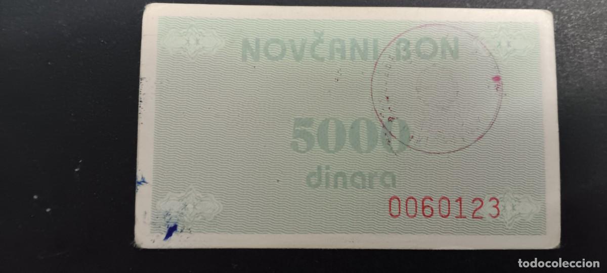 Billetes extranjeros: BOSNIA HERZEGOVINA 5000 DINARA 1992 BC P=51