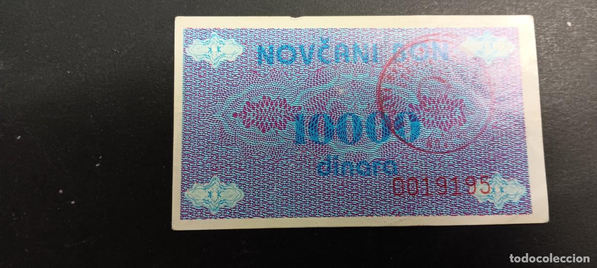 Billetes extranjeros: BOSNIA HERZEGOVINA 10000 DINARA 1992 BC P=52