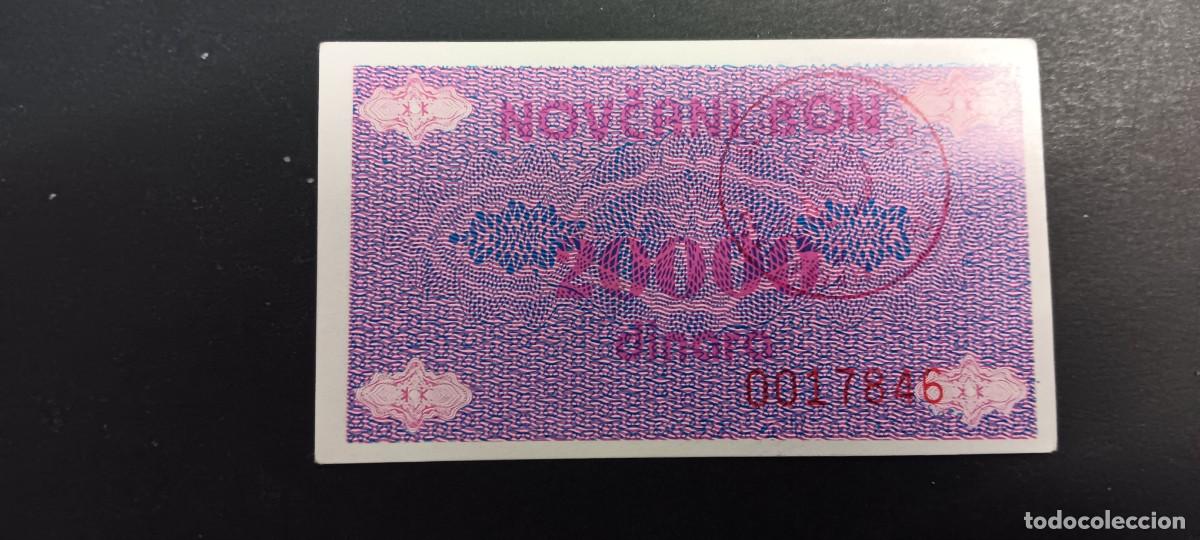 Billetes extranjeros: BOSNIA HERZEGOVINA 20000 DINARA 1992 MBC P=53
