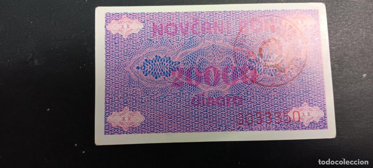 Billetes extranjeros: BOSNIA HERZEGOVINA 20000 DINARA 1992 MBC P=53