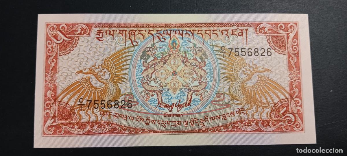 Billetes extranjeros: BHUTAN 5 NGULTRM 1985 S/C P=14a