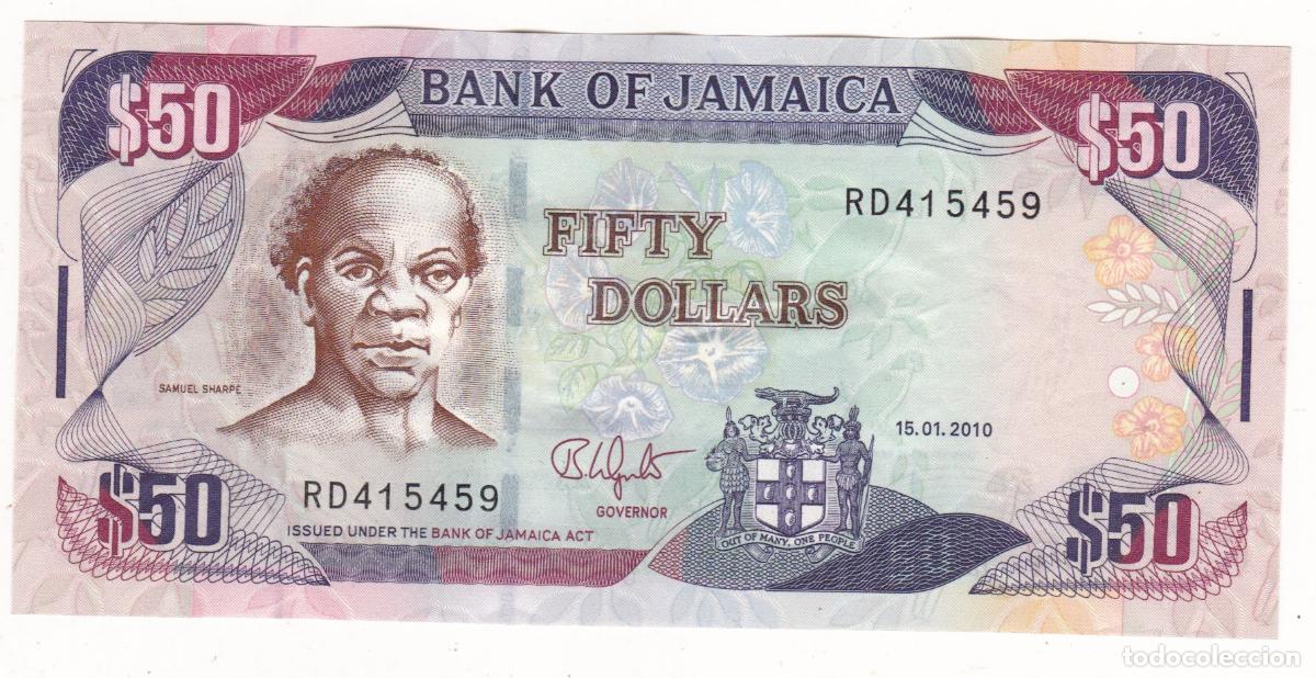 Billetes extranjeros: BS1-1-Billete 50 $ JAMAICA