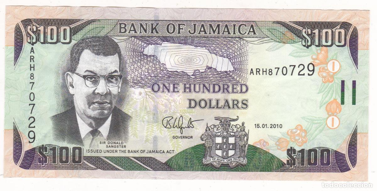 Billetes extranjeros: BS1-1-Billete 100 $ JAMAICA