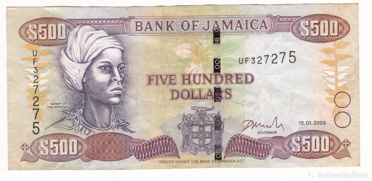 Billetes extranjeros: BS1-1-Billete 500 $ JAMAICA
