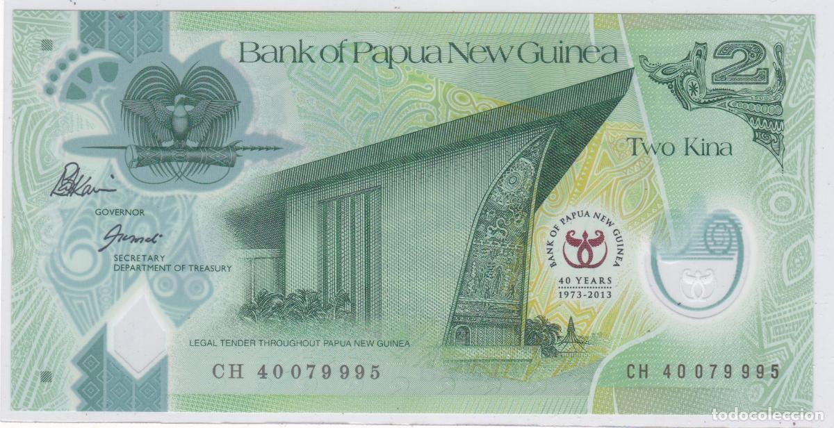 Billetes extranjeros: BS1-4-Billete 2 Kina PAPUA NUEVA GUINEA .Sin Circular .
