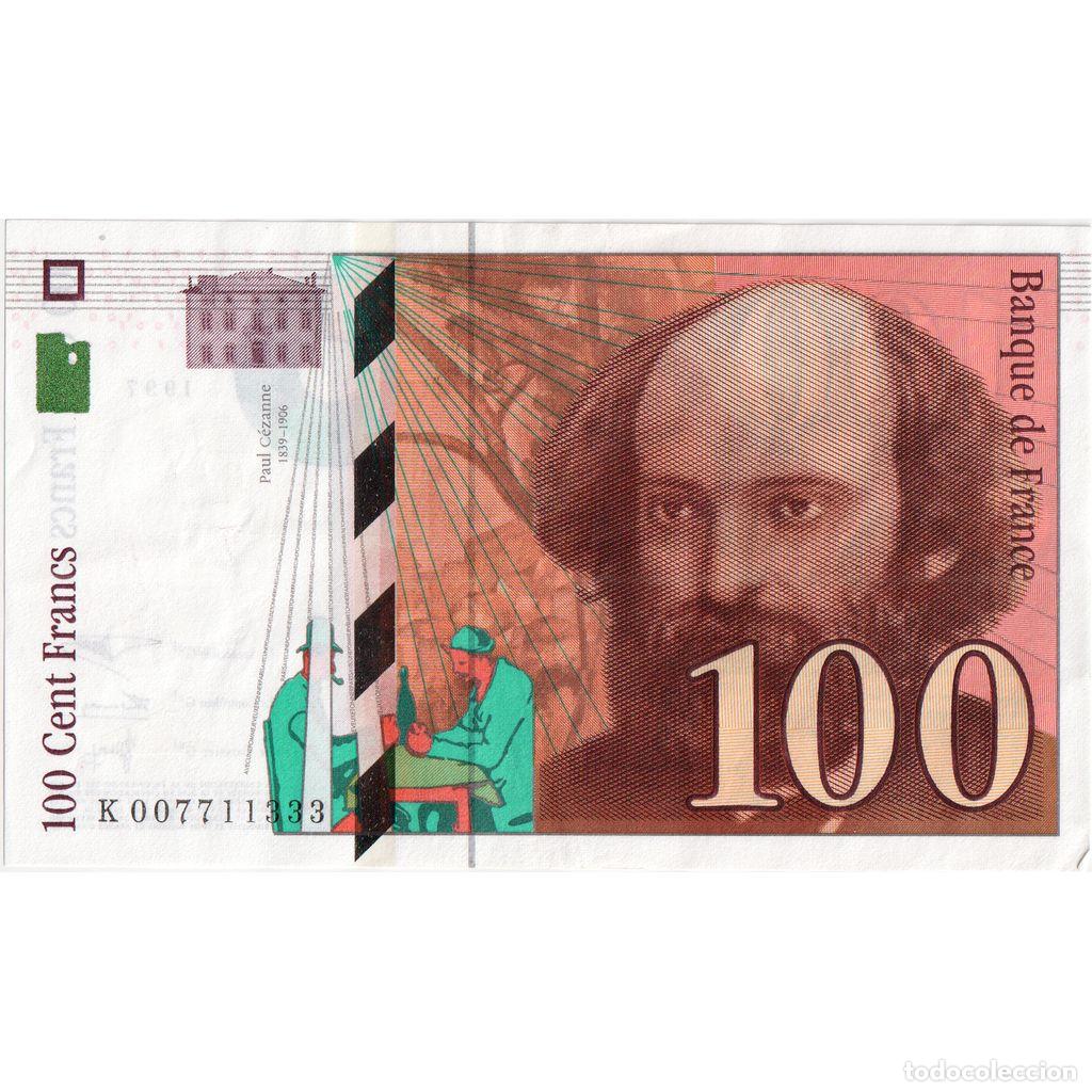 Billetes extranjeros: [#1242872] Francia, 100 Francs, C&eacute;zanne, 1997, K.007, EBC
