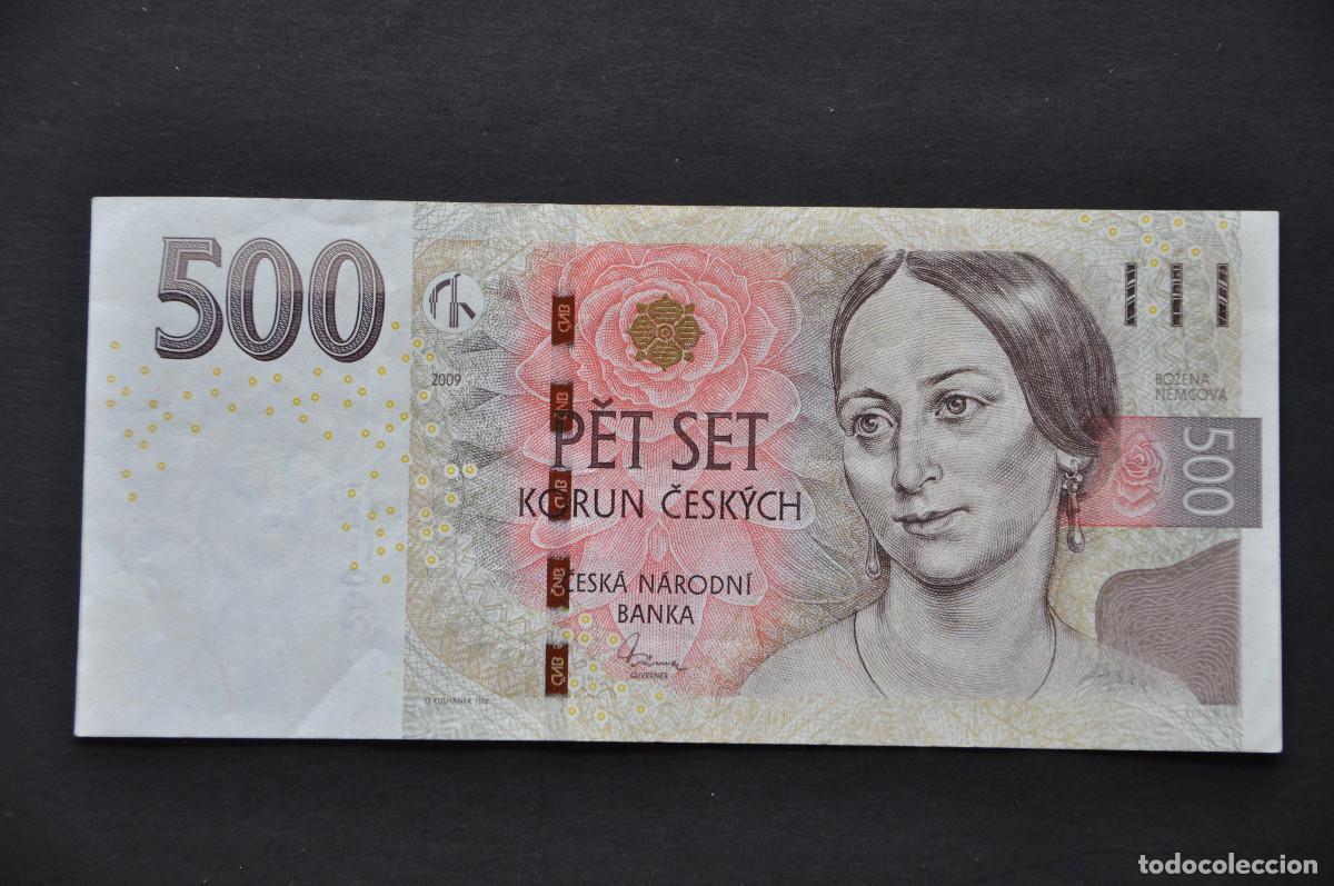 Billetes extranjeros: REP&Uacute;BLICA CHECA - 500 KORUN 2009
