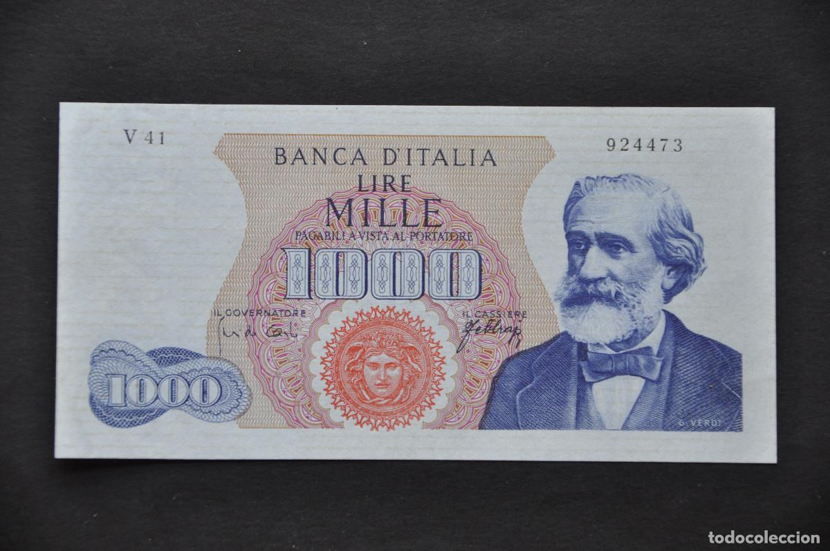 Billetes extranjeros: ITALIA - 1000 LIRAS 20 MAYO 1966 (SC-/AUNC)