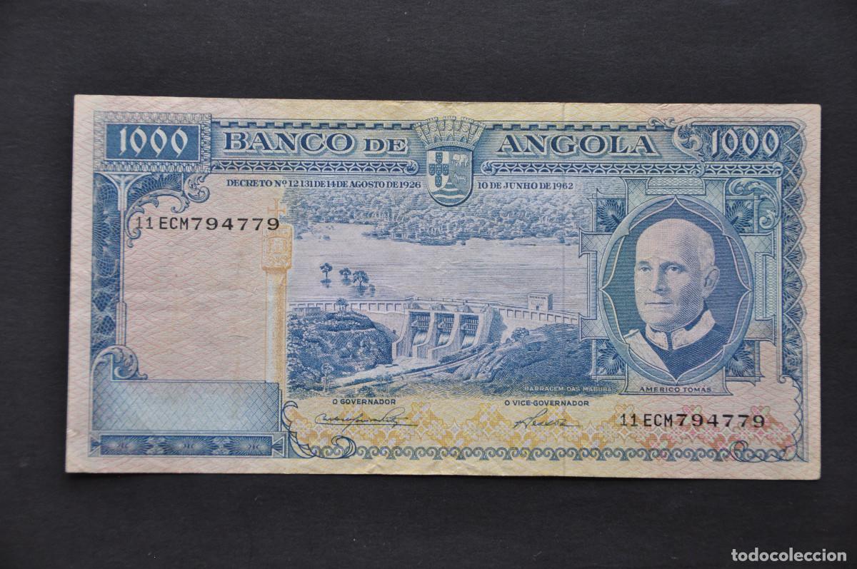Billetes extranjeros: ANGOLA - 1000 ESCUDOS 1962