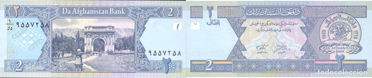 Billetes extranjeros: 1354 AFGANISTAN 2002 AFGANIST&Aacute;N 2 AFGHANIS 2002