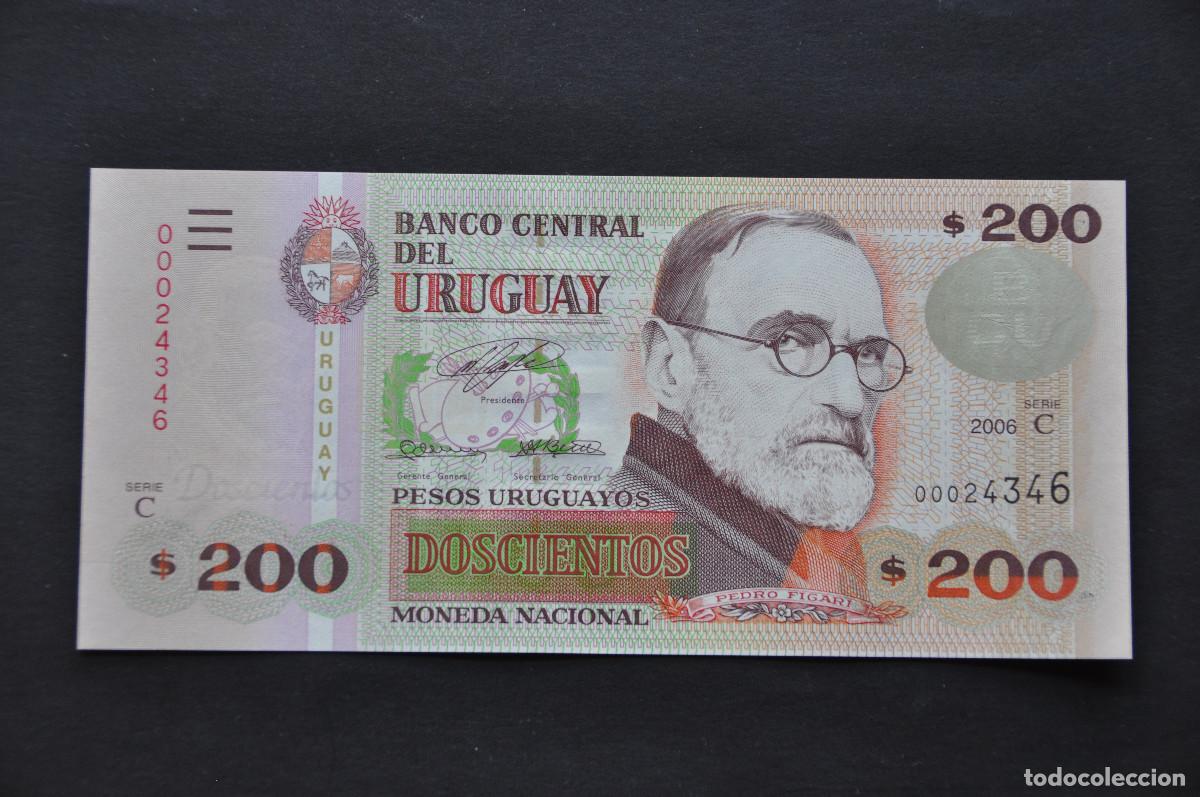 Billets internationaux: URUGUAY - 200 PESOS 2006 (SC/UNC)