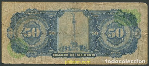 Billetes extranjeros: 2327 MEXICO 1972 MEXICO REVOLUCION 50 PESOS 1972
