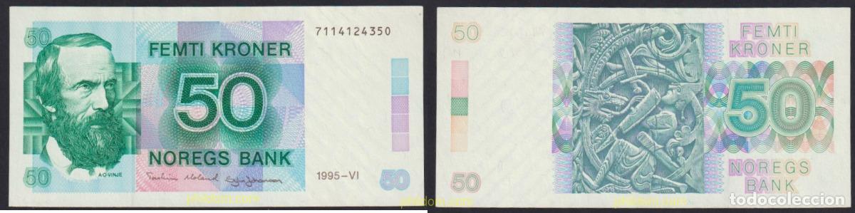 Billetes extranjeros: 2788 NORUEGA 1995 NORWAY 50 KRONER 1995