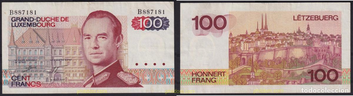 Billetes extranjeros: 3364 LUXEMBURGO 1985 LUXEMBOURG 1000 FRANCS 1985