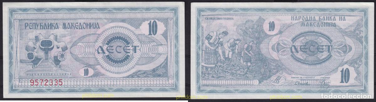 Billetes extranjeros: 3379 MACEDONIA 1992 MACEDONIA 1000 DENARI 1992