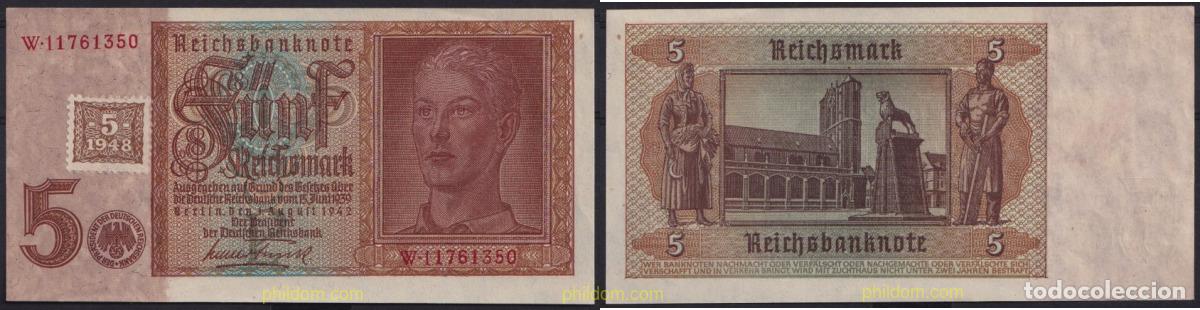 Banconote internazionali: 3706 ALEMANIA DEMOCRATICA 1948 GERMANY 50 REICHSMARK 1948
