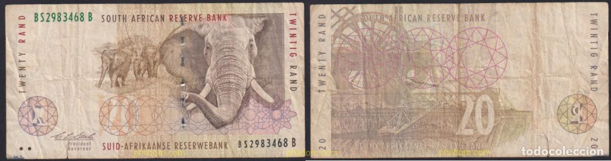 International Banknotes: 3790 SUDAFRICA 1999 SOUTH AFRICA 20 RAND 1999
