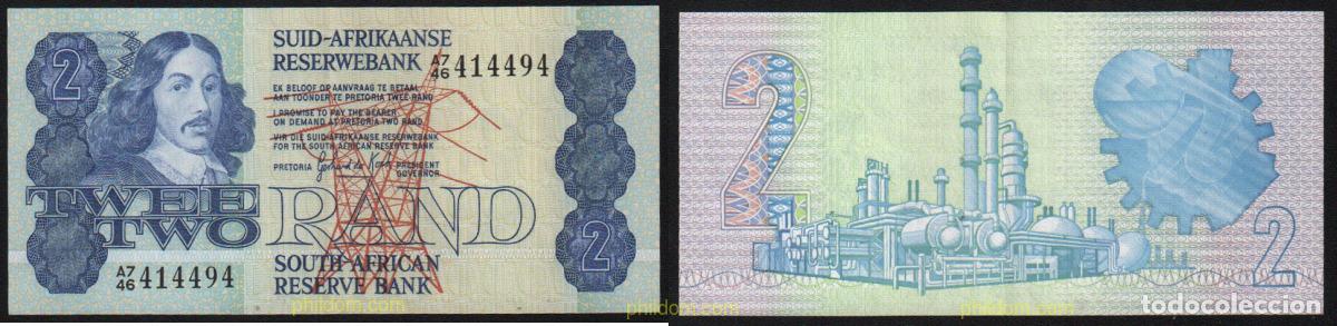 International Banknotes: 7933 SUDAFRICA 1983 SUDAFRICA 2 RAND 1983