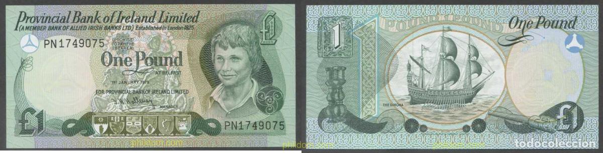 International Banknotes: 5293 IRLANDA 1979 IRELAND 1 POUND 1979