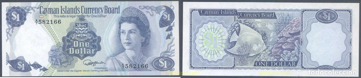 Billets internationaux: 5327 CAIMAN Islas 1974 CAYMAN ISLANDS 1 DOLLAR 1974