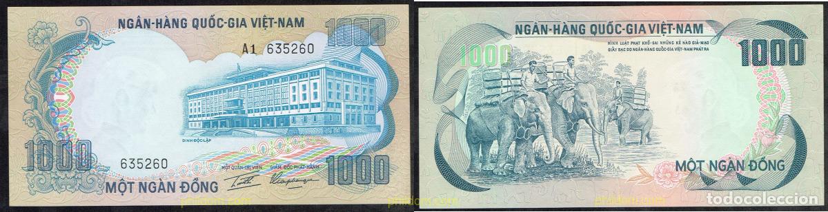 Billetes extranjeros: 5609 VIETNAM DEL SUR 1972 VIETNAM 1000 DONG 1972