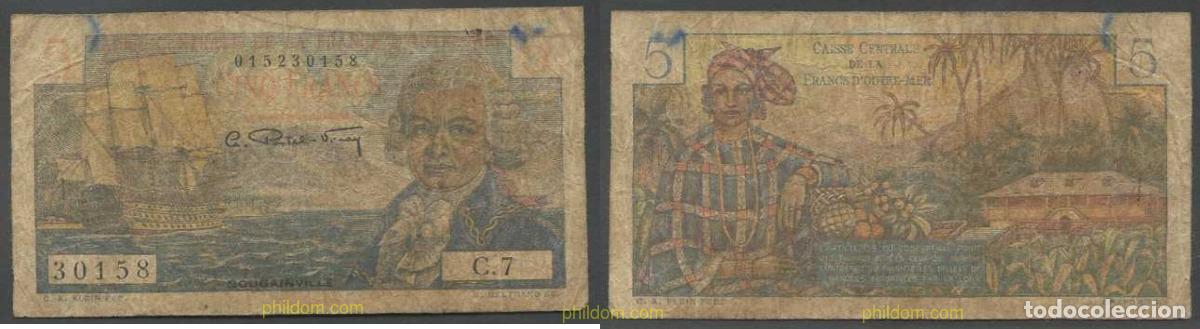 Internationale Banknoten: 6123 AFRICA ECUATORIAL FRANCESA 1947 AFRICA ECUATORIAL FRANCESA 5 FRANCS 1947