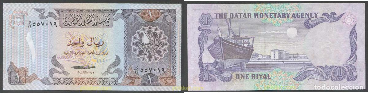 Banconote internazionali: 6908 QATAR 1980 QATAR 1 RIYALS 1980
