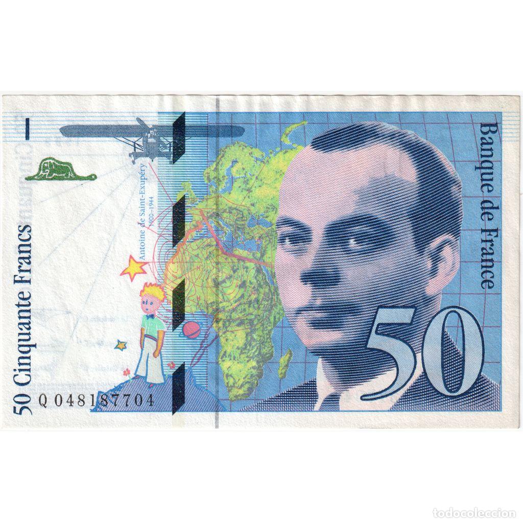 Billetes extranjeros: [#1233014] Francia, 50 Francs, St Exup&eacute;ry, 1999, Q048187704, MBC+