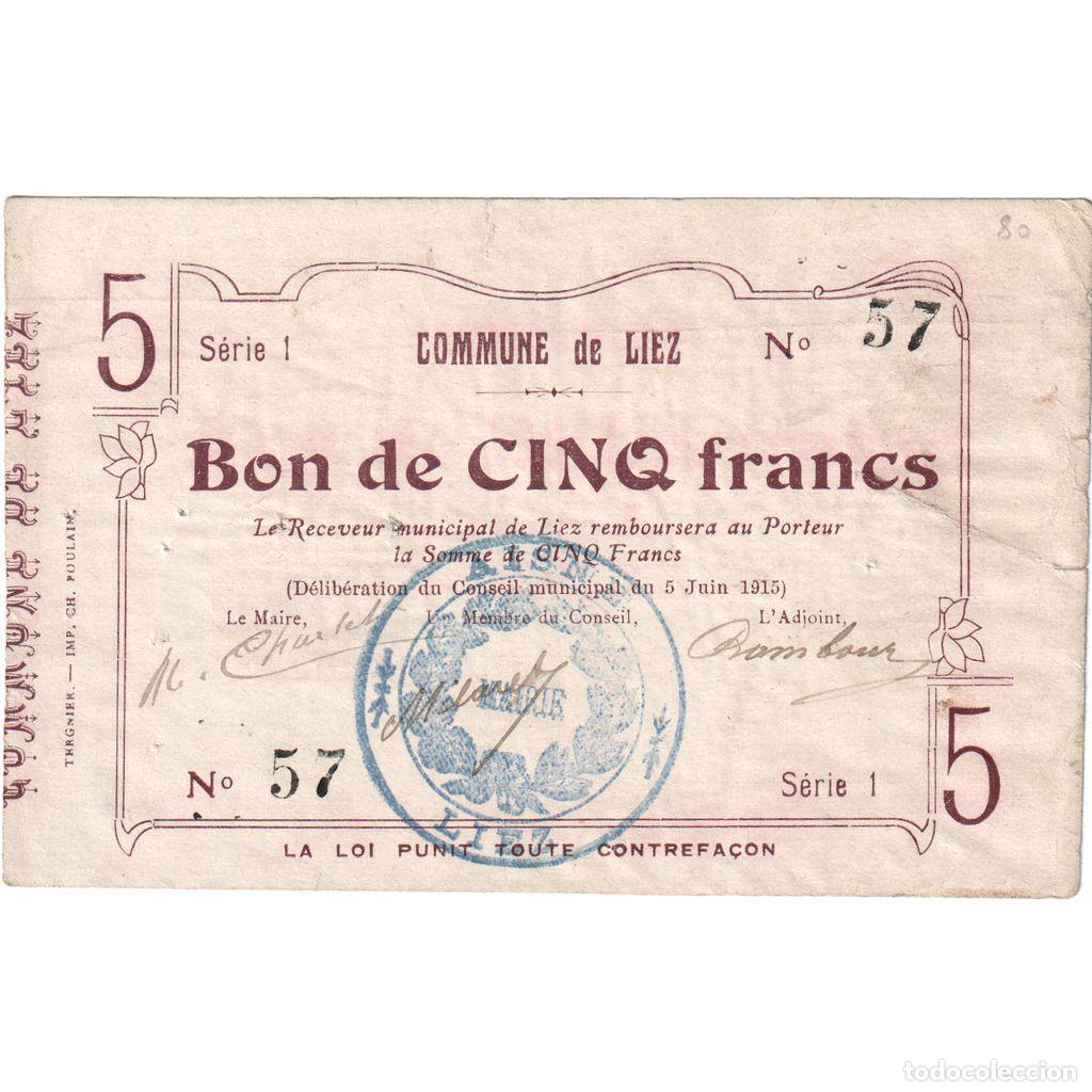 Billetes extranjeros: [#1515310] Francia, 25 Centimes, 1915-06-05, 71, BC+, Pirot:02-531