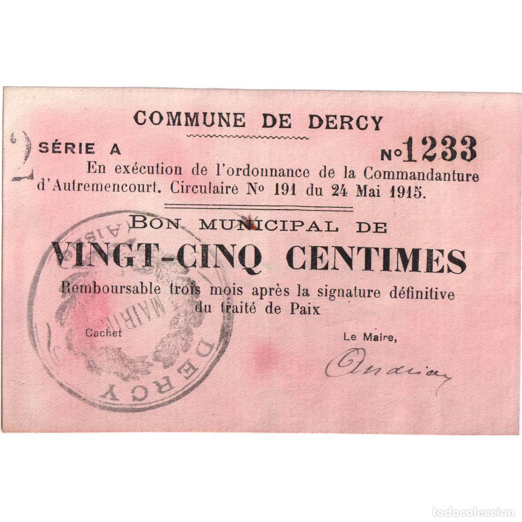 Billetes extranjeros: [#1515344] Francia, 10 Centimes, 1915-03-18, BC+, Pirot:02-531