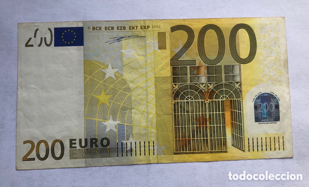 Notas Internacionais: Billete 200&euro; Pa&iacute;ses Bajos