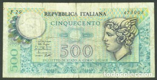 Billetes extranjeros: ITALIA. 500 lire 2.4.1979. Pick 94.