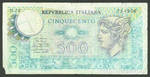 Billetes extranjeros: ITALIA. 500 lire 2.4.1979. Pick 94.