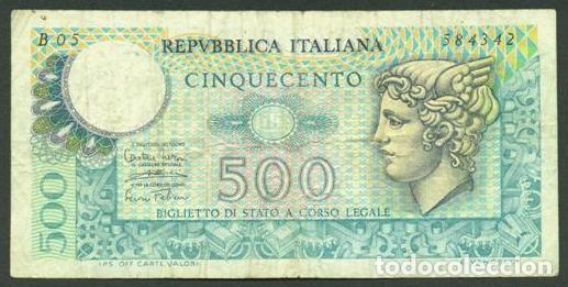 Billetes extranjeros: ITALIA. 500 lire 14.2.1974. Pick 94.