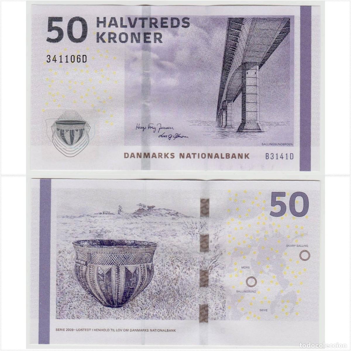 Billetes extranjeros: Dinamarca 50 Coronas 2009 n/s 341106D Sin Circular (el billete de la foto)