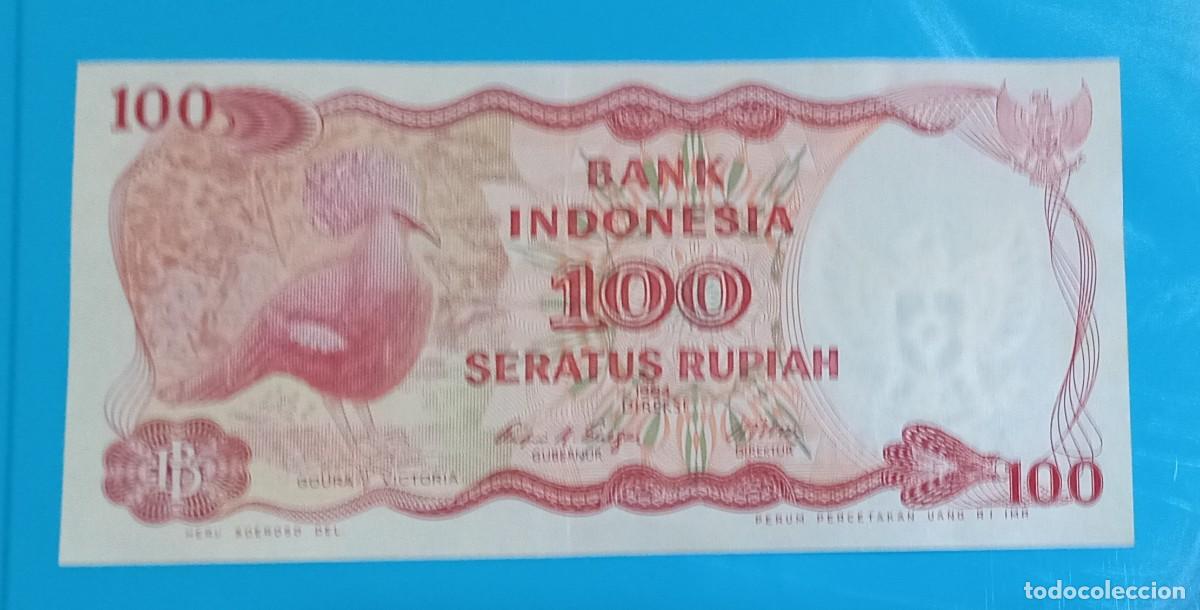 Billetes extranjeros: Billete Indonesia 100 Rupias.