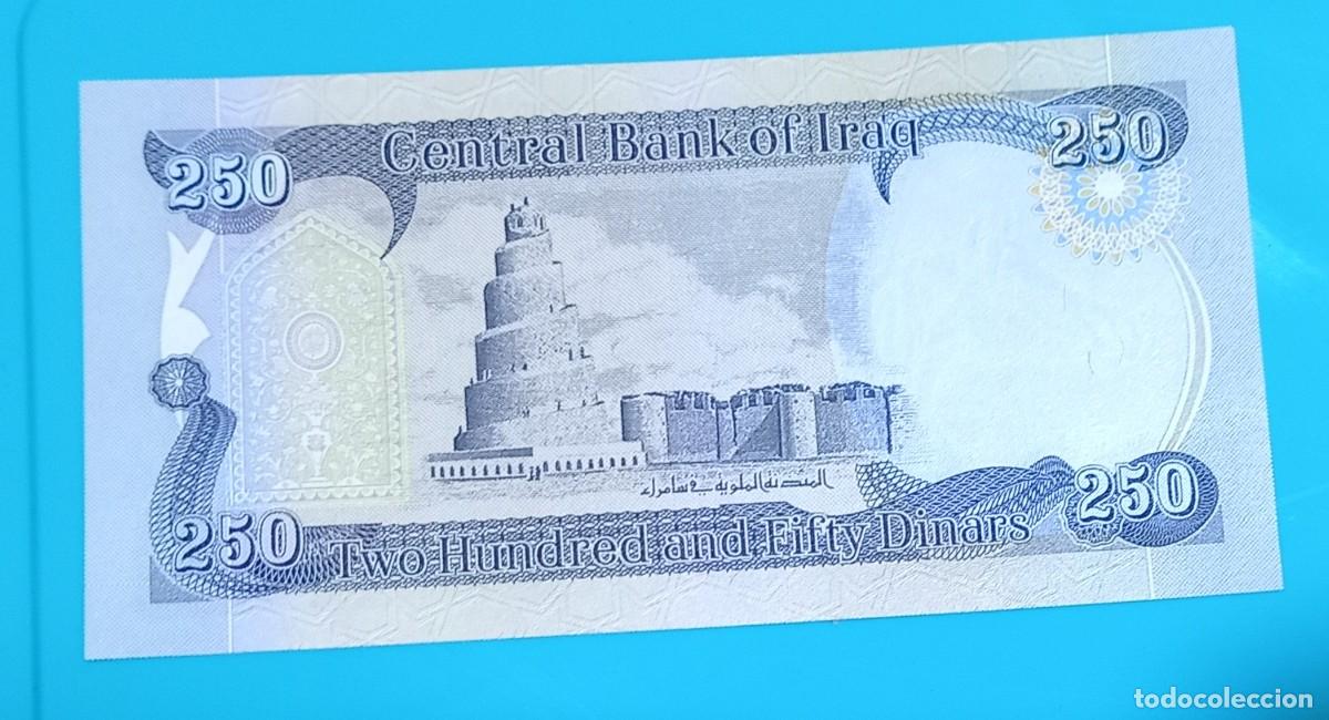 Billetes extranjeros: Billete IRAK 250 Dinars. - Foto 2