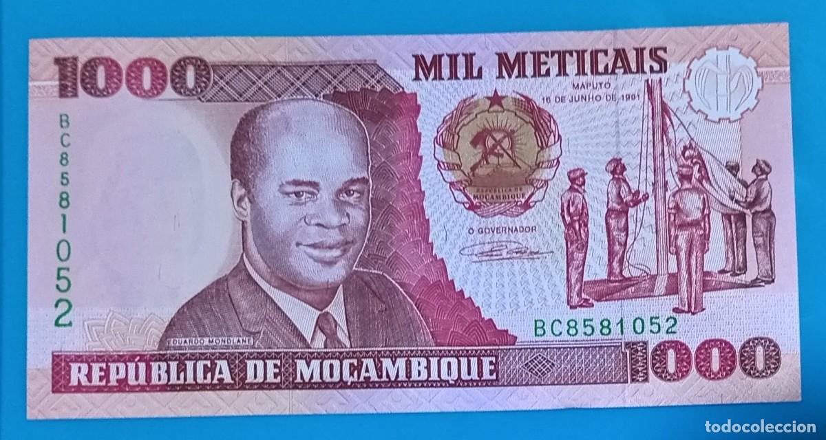 Billetes extranjeros: Billete MOZAMBIQUE 1000 Meticais.