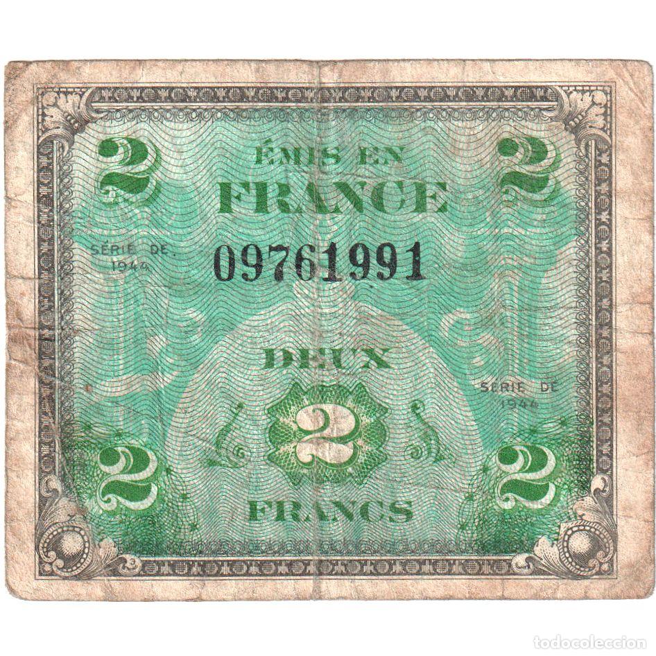 Billetes extranjeros: [#1515642] Francia, 2 Francs, Flag/France, S&Eacute;RIE 1944, RC