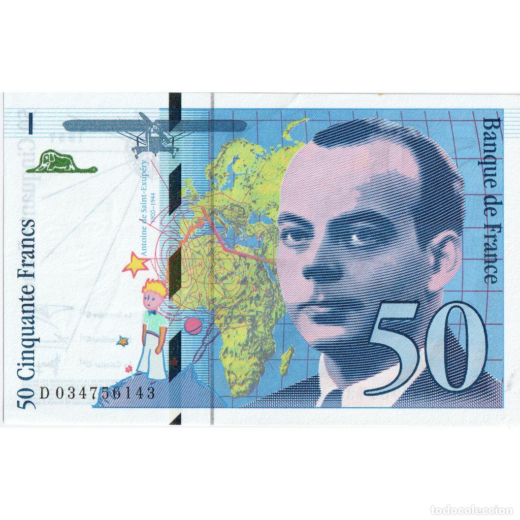 Billetes extranjeros: [#1515620] Francia, 50 Francs, St Exup&eacute;ry, 1997, D034756143, UNC