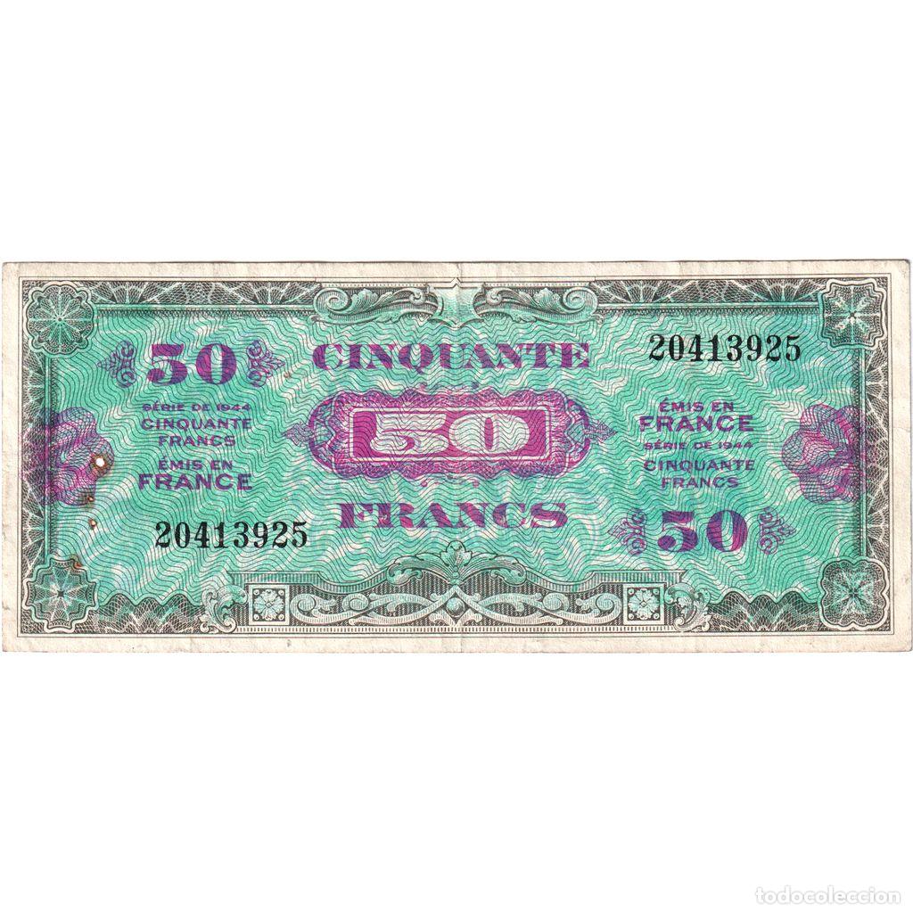 Billetes extranjeros: [#1515637] Francia, 50 Francs, Flag/France, 20413925, MBC