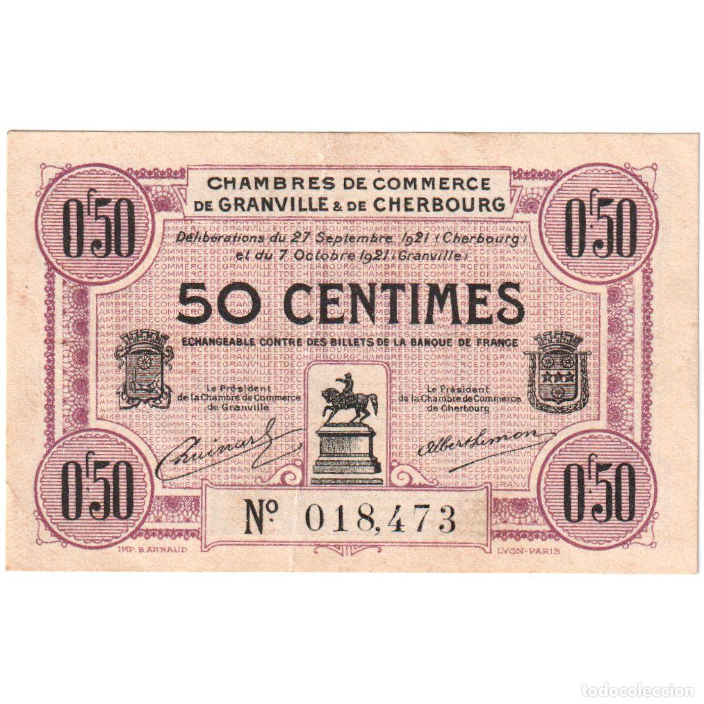 Billetes extranjeros: [#1515654] Francia, 50 Centimes, 1921-10-07, 018473, BC+, Pirot:61-5