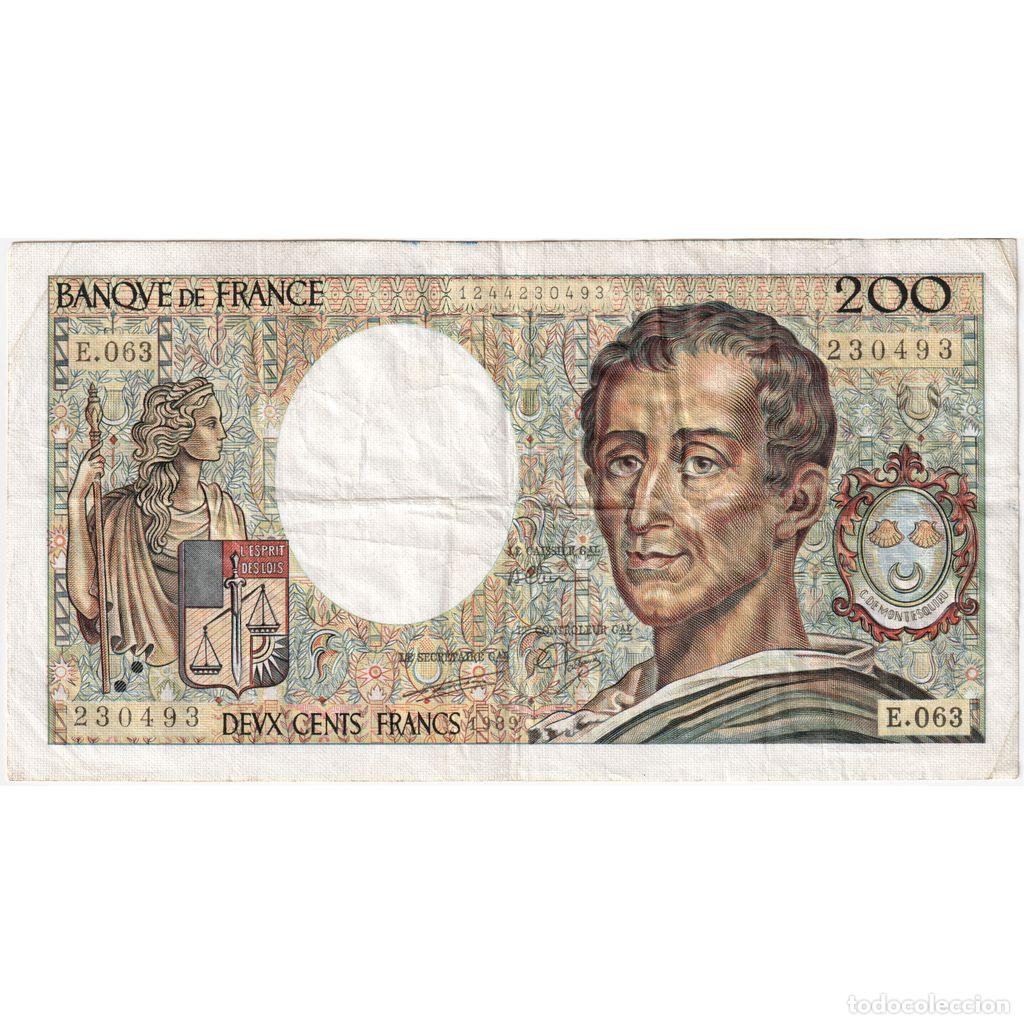 Billetes extranjeros: [#1515680] Francia, 200 Francs, Montesquieu, E.063, RC+