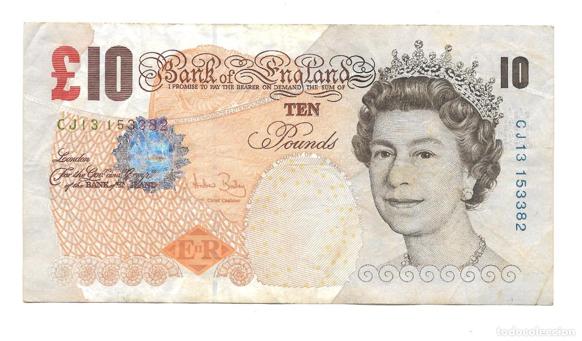 Billetes extranjeros: BILLETE 10 LIBRAS INGLATERRA 2004/2011 XF