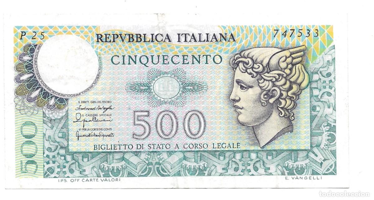 Billetes extranjeros: BILLETES 500 LIRE ITALIA 1976 XF