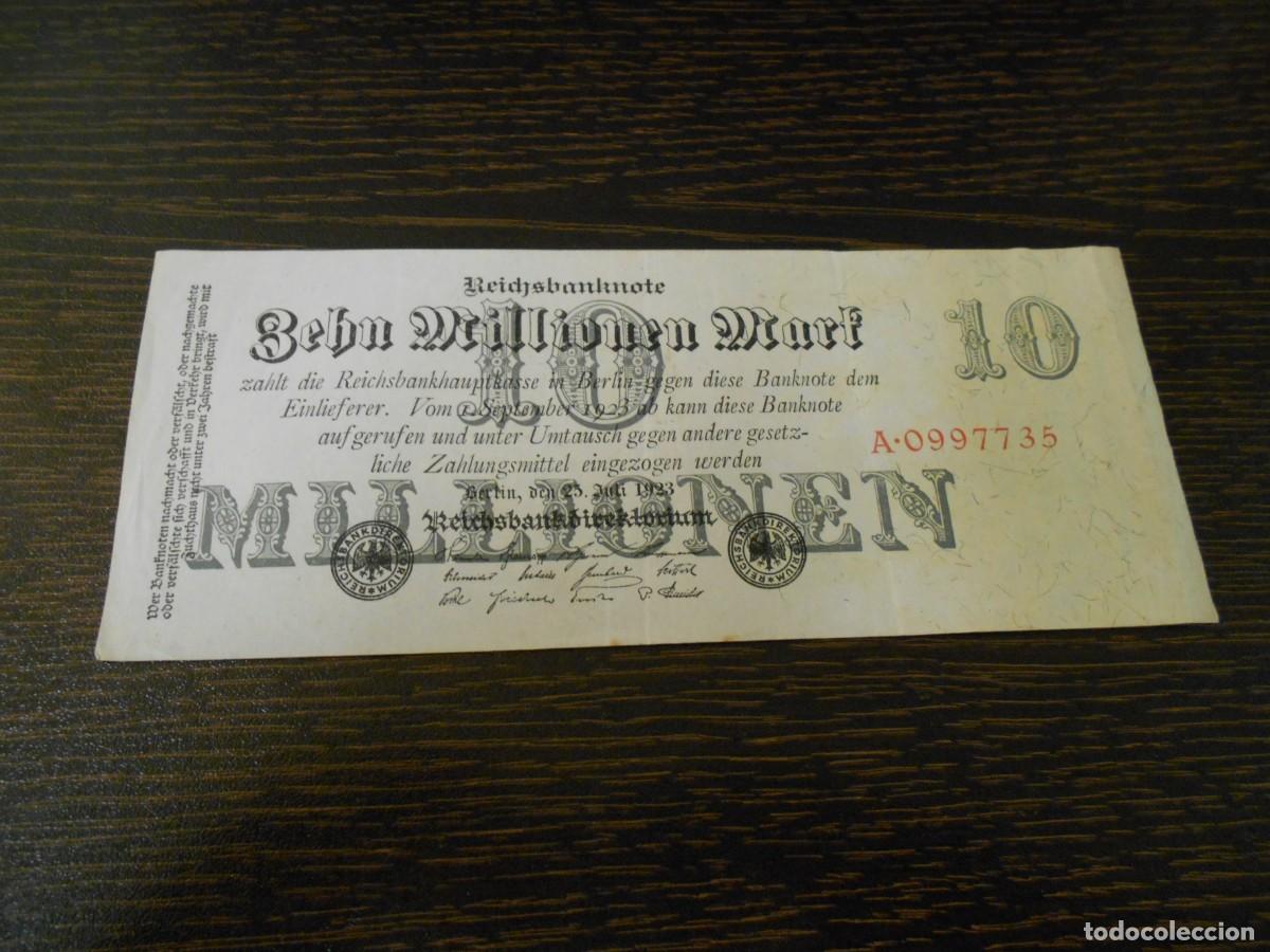 Billetes extranjeros: ALEMANIA-BILLETE ANTIGUO-PICK 96-10.000.000 MARCOS-1923-MBC