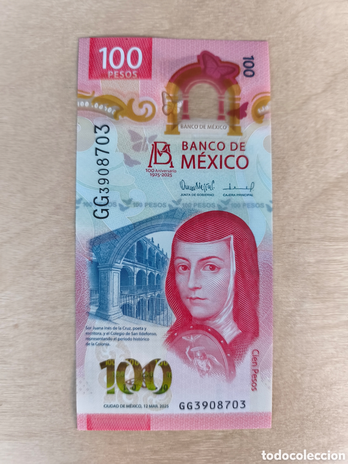 International Banknotes: 100 pesos M&eacute;xico 2025