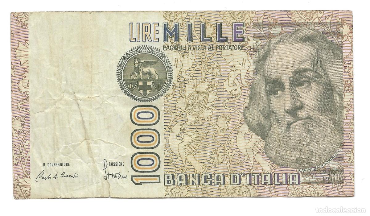 Billetes extranjeros: BILLETES 1000 LIRE ITALIA 1982 VF